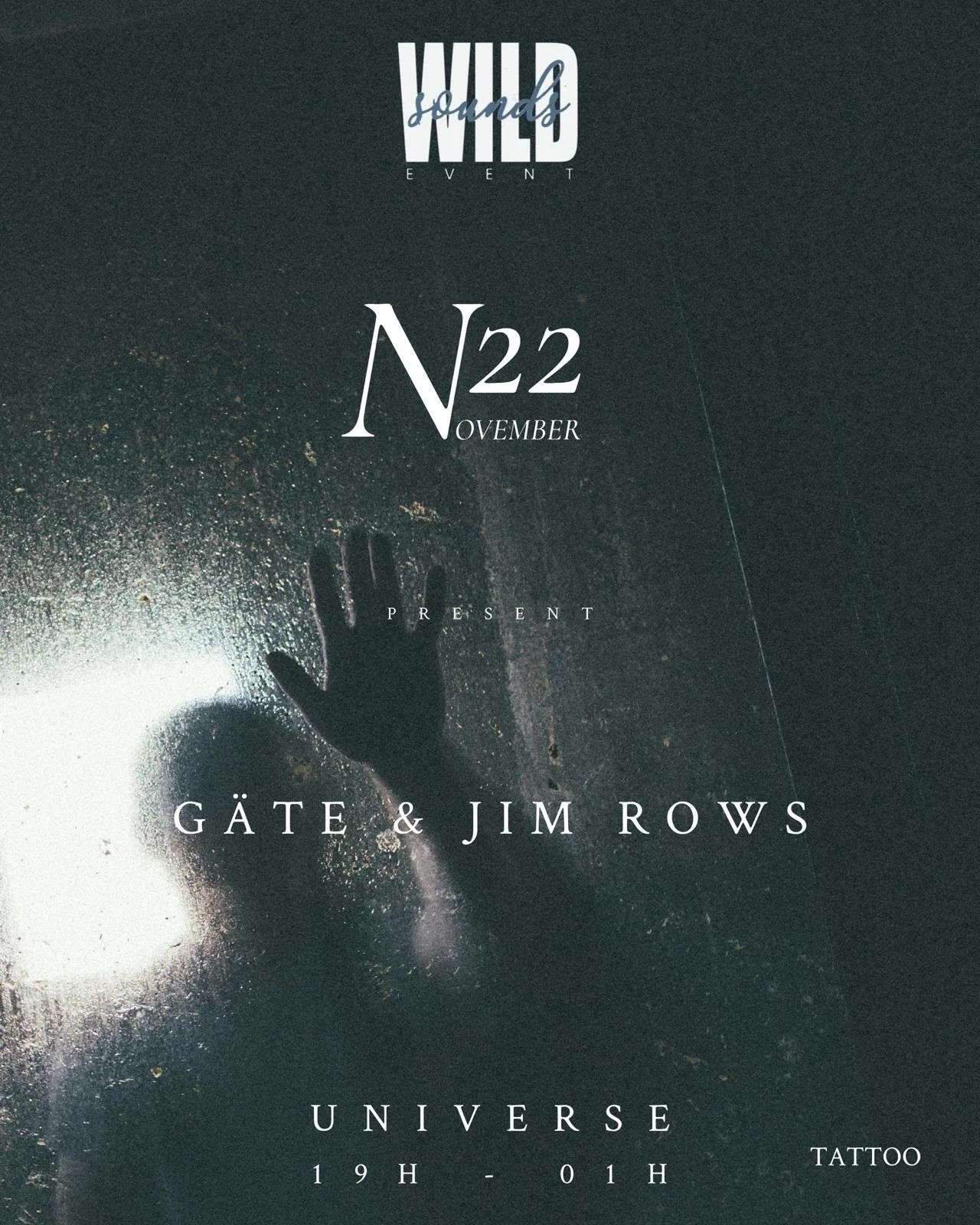 Affiche : WILDSOUNDS - GÄTE B2B JIM ROWS