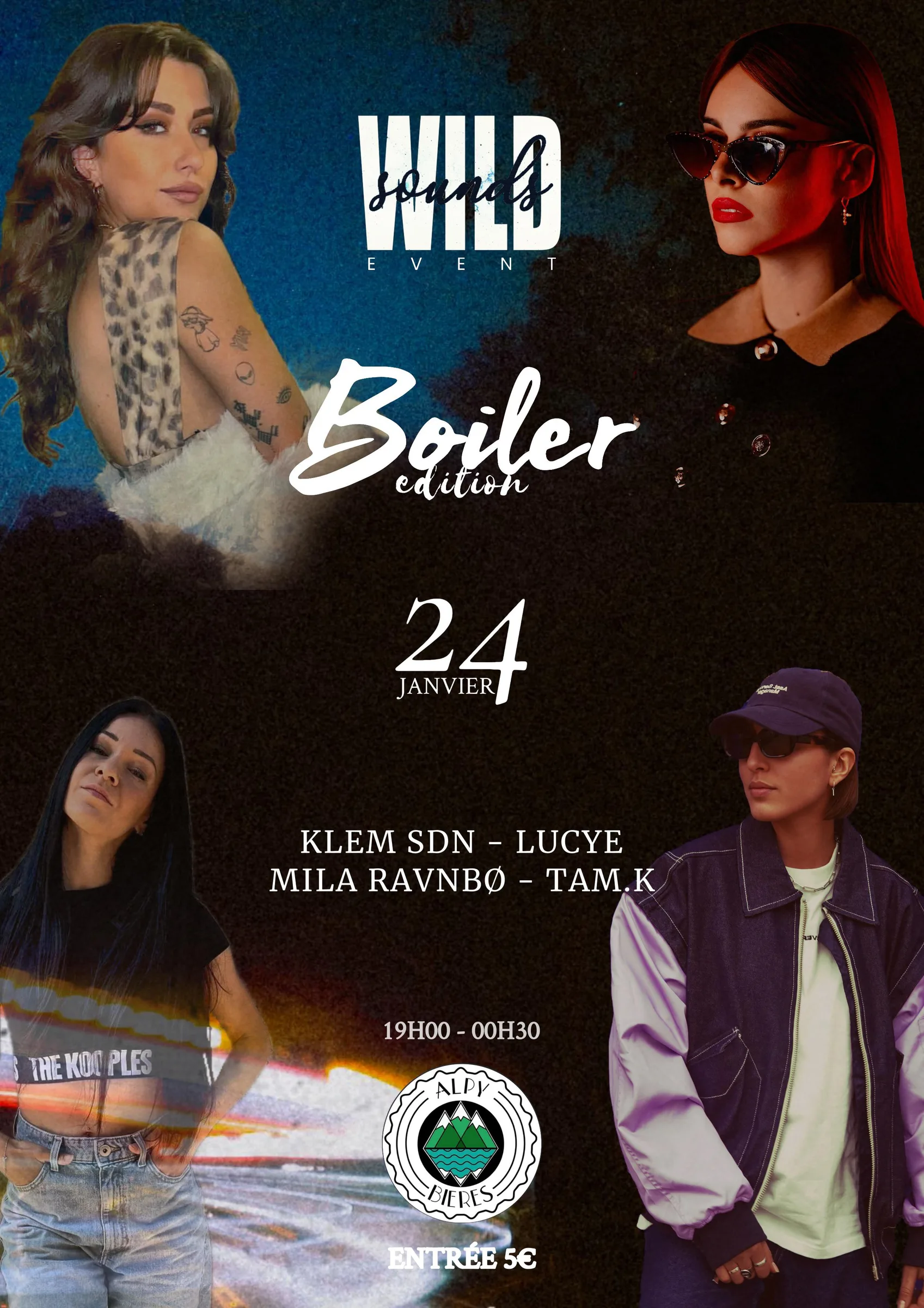 Affiche : WILDSOUNDS – EDITION BOILER