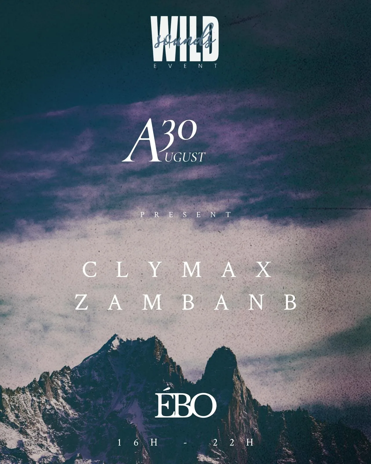 Affiche : WILDSOUNDS - CLYMAX B2B ZAMBANB